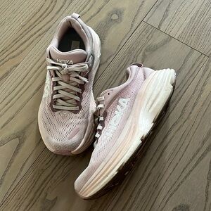 Free People Women’s Hoka Bondi 8 in Pink / Pale Mauve - Good Used Condition